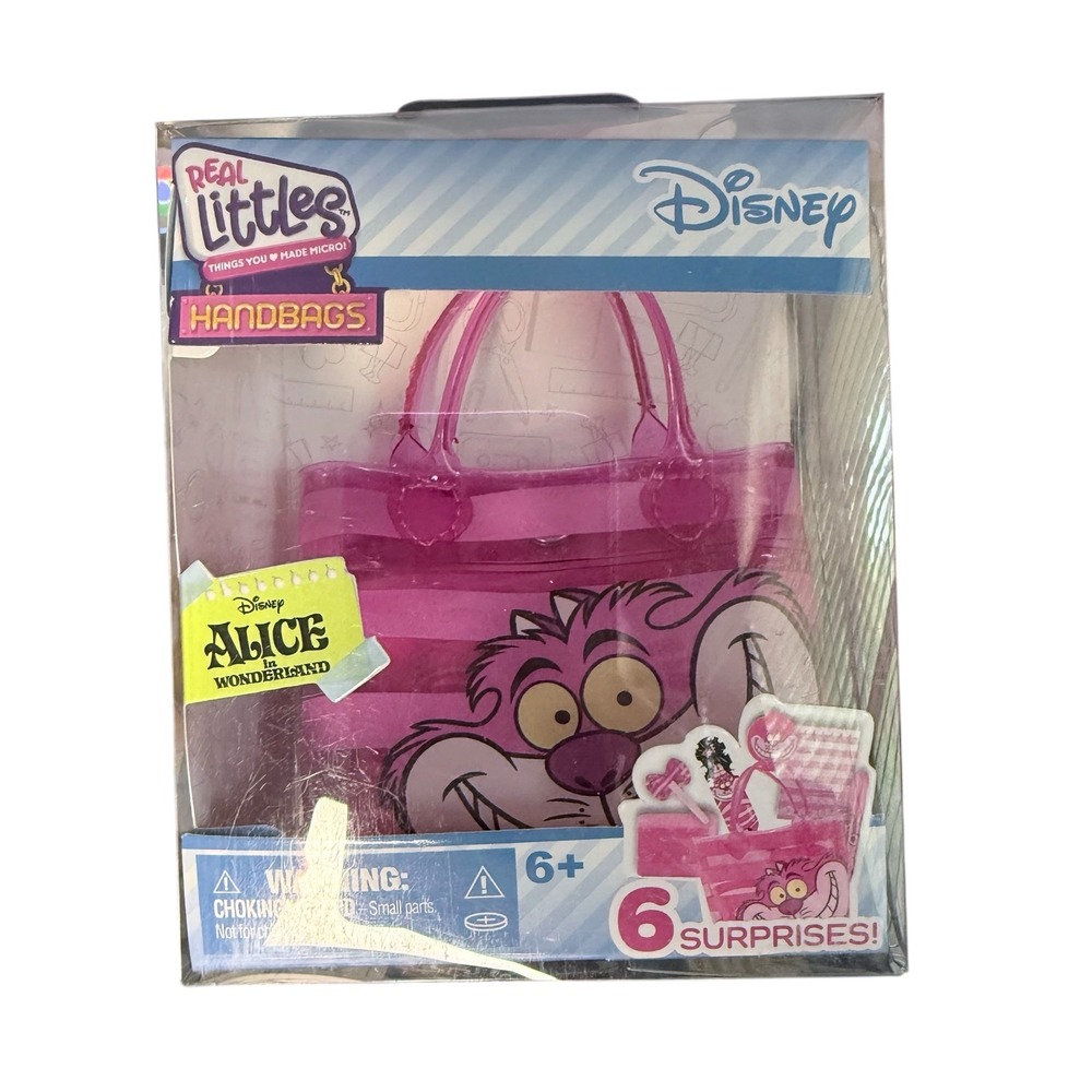 Shopkins Disney Real Littles Mini Handbags Cheshire Cat 6 Surprises New - Picture 5 of 7